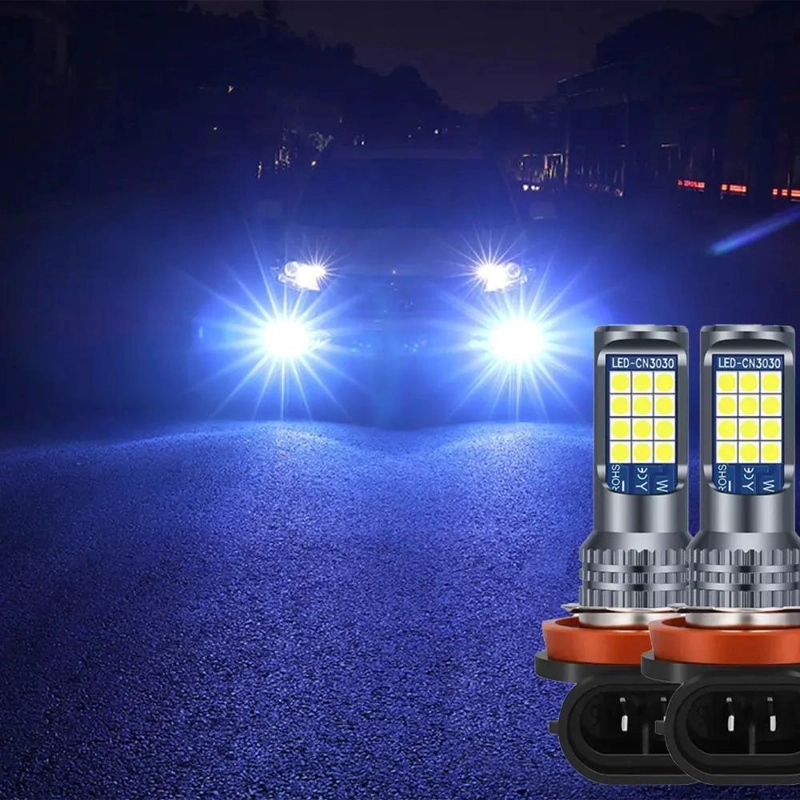 AMPOLLETAS LED MULTICOLOR PARA NEBLINEROS DE AUTO - 2