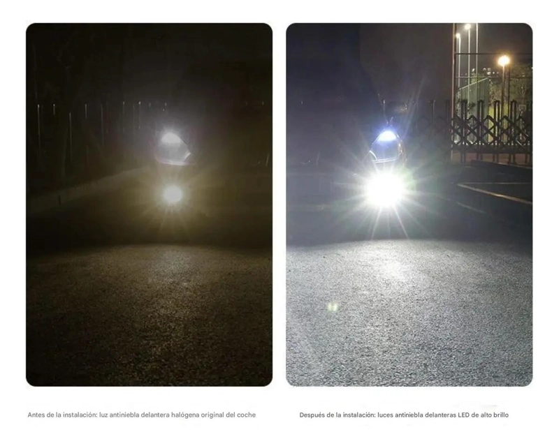 AMPOLLETAS LED MULTICOLOR PARA NEBLINEROS DE AUTO - 5