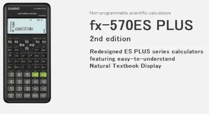 CALCULADORA CIENTIFICA FX-570ESPLUS-2 COLOR NEGRO - 3