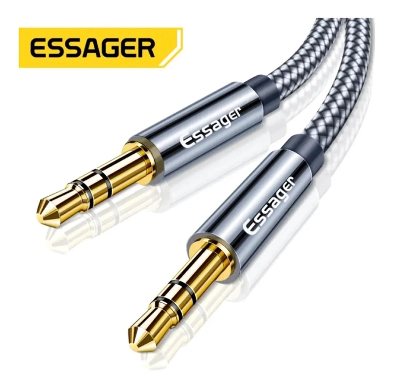GENÉRICO CABLE AUXILIAR AUDIO JACK 3,5MM 3 METROS