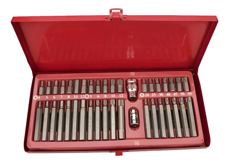 SET DE 40 PUNTAS CORTAS Y LARGAS TORX ALLEN - 1