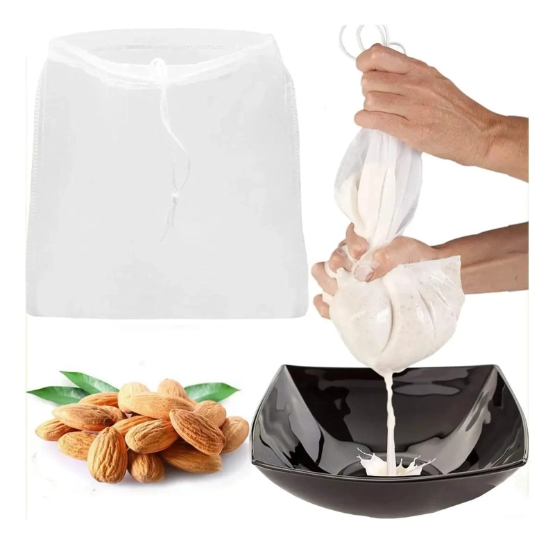 GENÉRICO BOLSAS MALLA FINA PARA FILTRAR LECHE VEGETAL