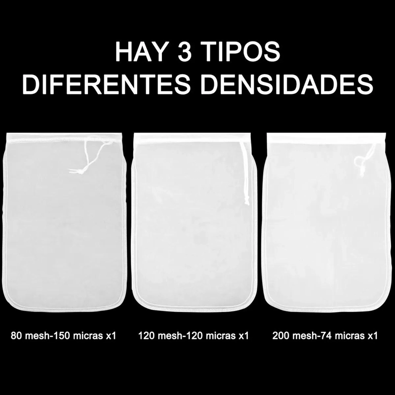 BOLSAS MALLA FINA PARA FILTRAR LECHE VEGETAL - 3