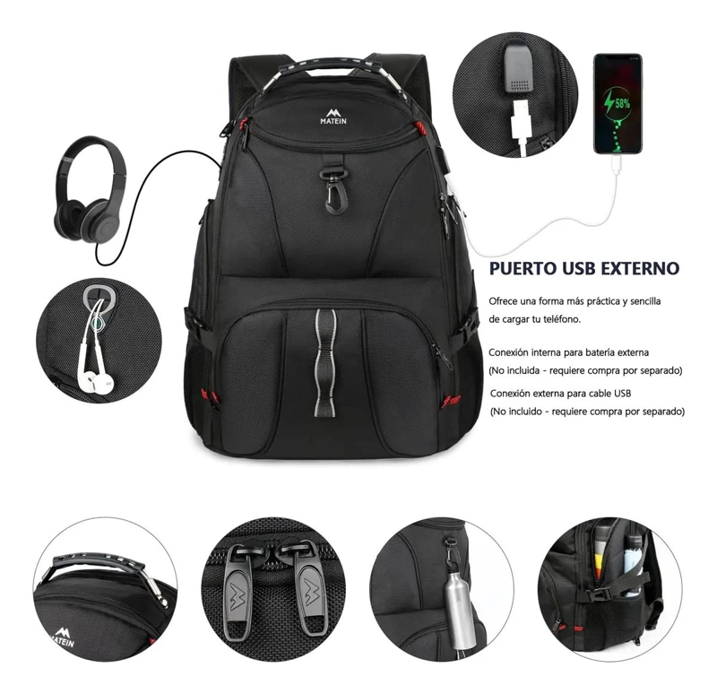 MOCHILA DE VIAJE PARA LAPTOP DE 17 PULGADAS - 2