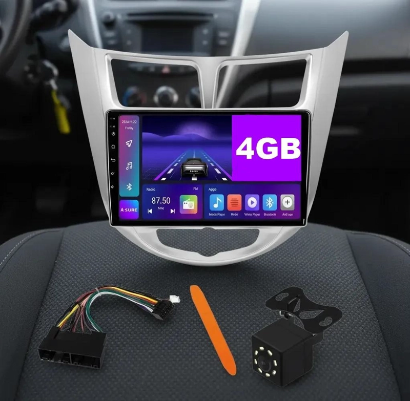 RADIO 4GB ANDROID AUTO Y CARPLAY CON CAMARA - 2