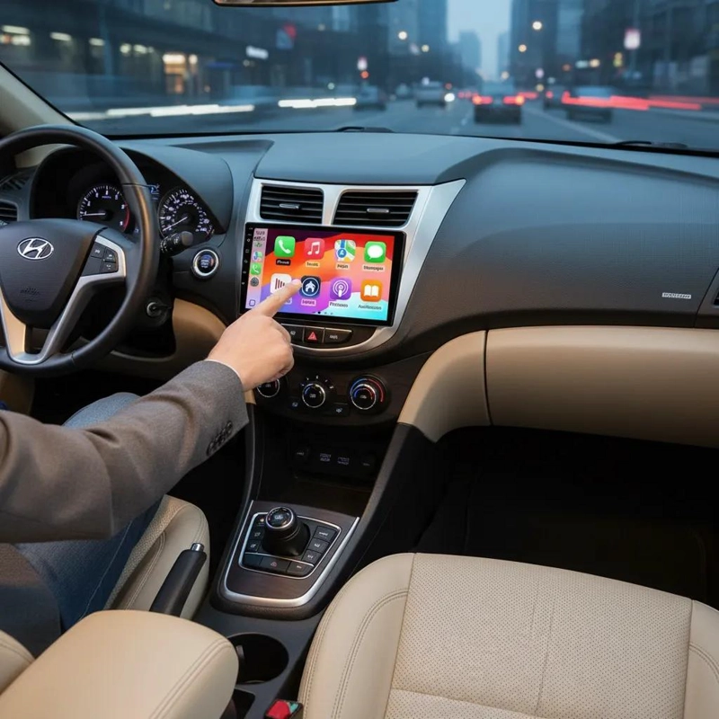 RADIO 4GB ANDROID AUTO Y CARPLAY CON CAMARA - 5