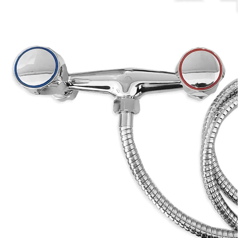 LLAVE COMBINACION DUCHA Y TINA CON MANGUERA FLEXIBLE - 3