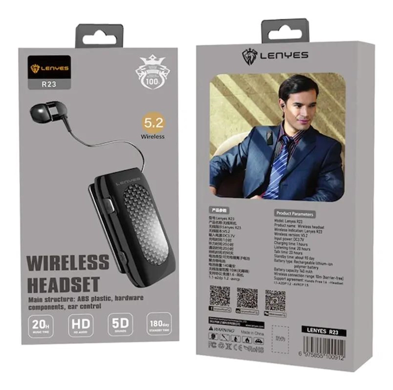 MANOS LIBRES BLUETOOTH 5.2 LARGA DURACION - 3