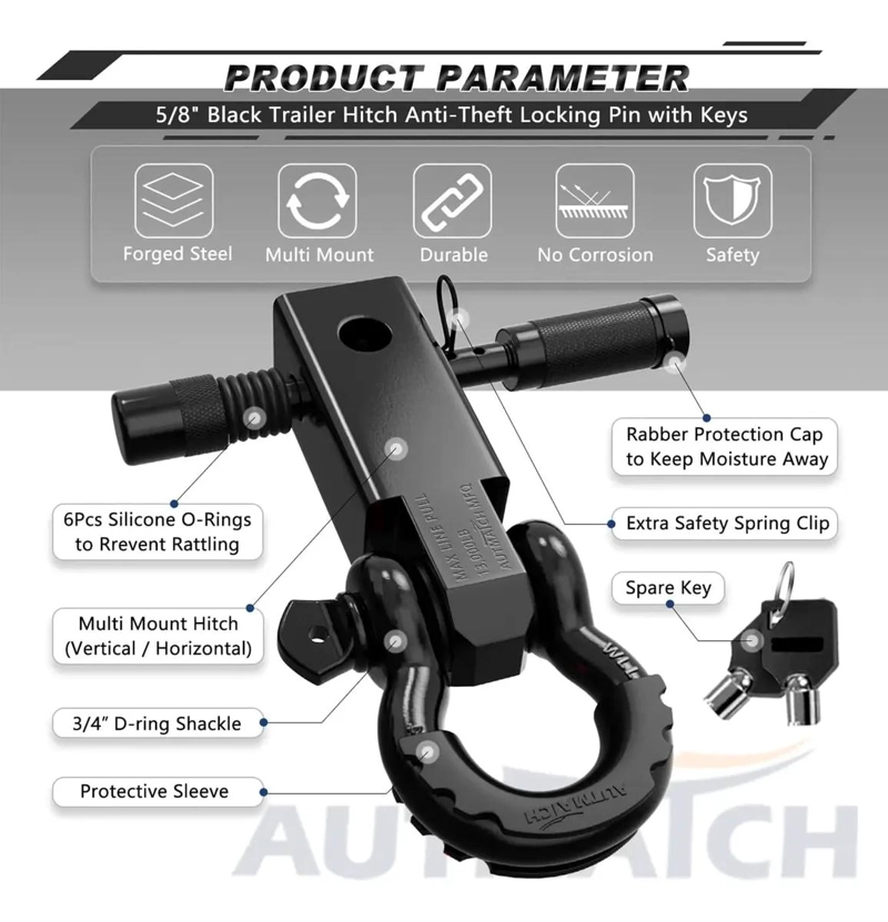 KIT REMOLQUE ENGANCHE UNIVERSAL CON RECEPTOR - 6