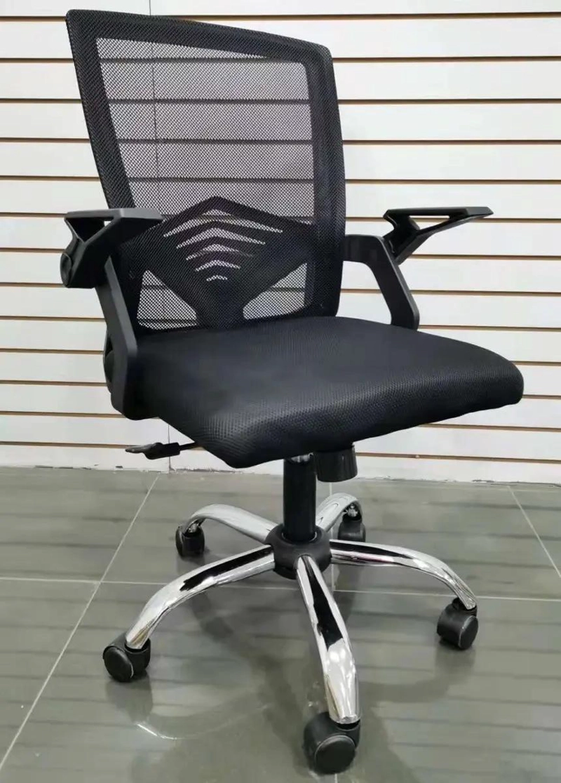 SILLA DE ESCRITORIO ERGONOMICA NEGRA CON MESH - 4