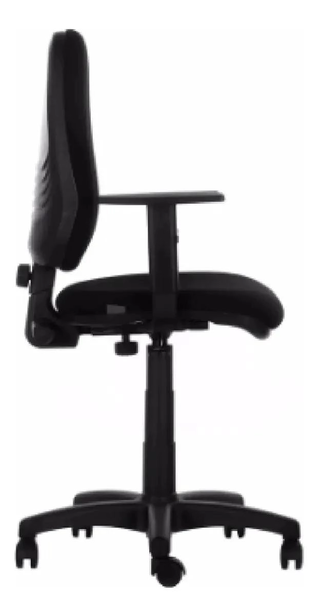 SILLA DE ESCRITORIO ALTA TAPIZADA CON BRAZO REGULABLE - 1