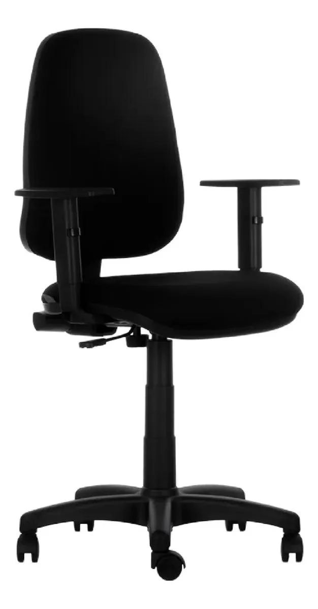 SILLA DE ESCRITORIO ALTA TAPIZADA CON BRAZO REGULABLE - 2