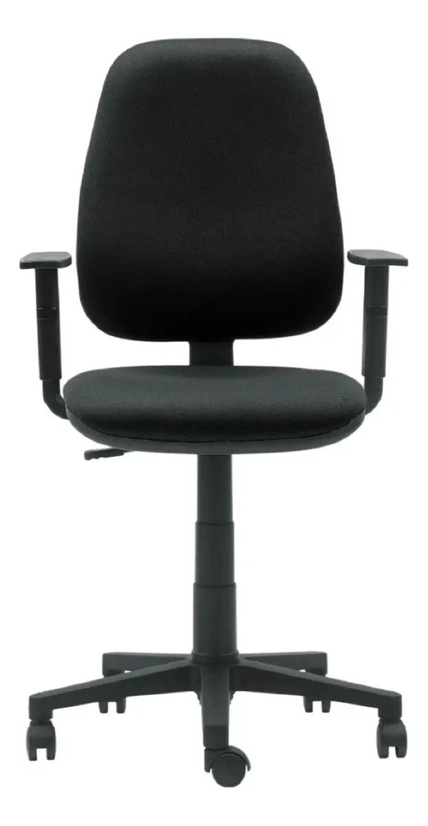 SILLA DE ESCRITORIO ALTA TAPIZADA CON BRAZO REGULABLE - 5