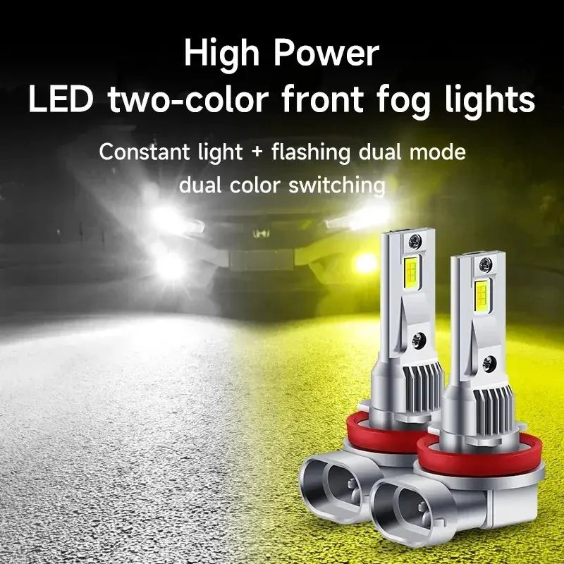 AMPOLLETA LED BICOLOR BLANCO AMARILLO H16 - 4