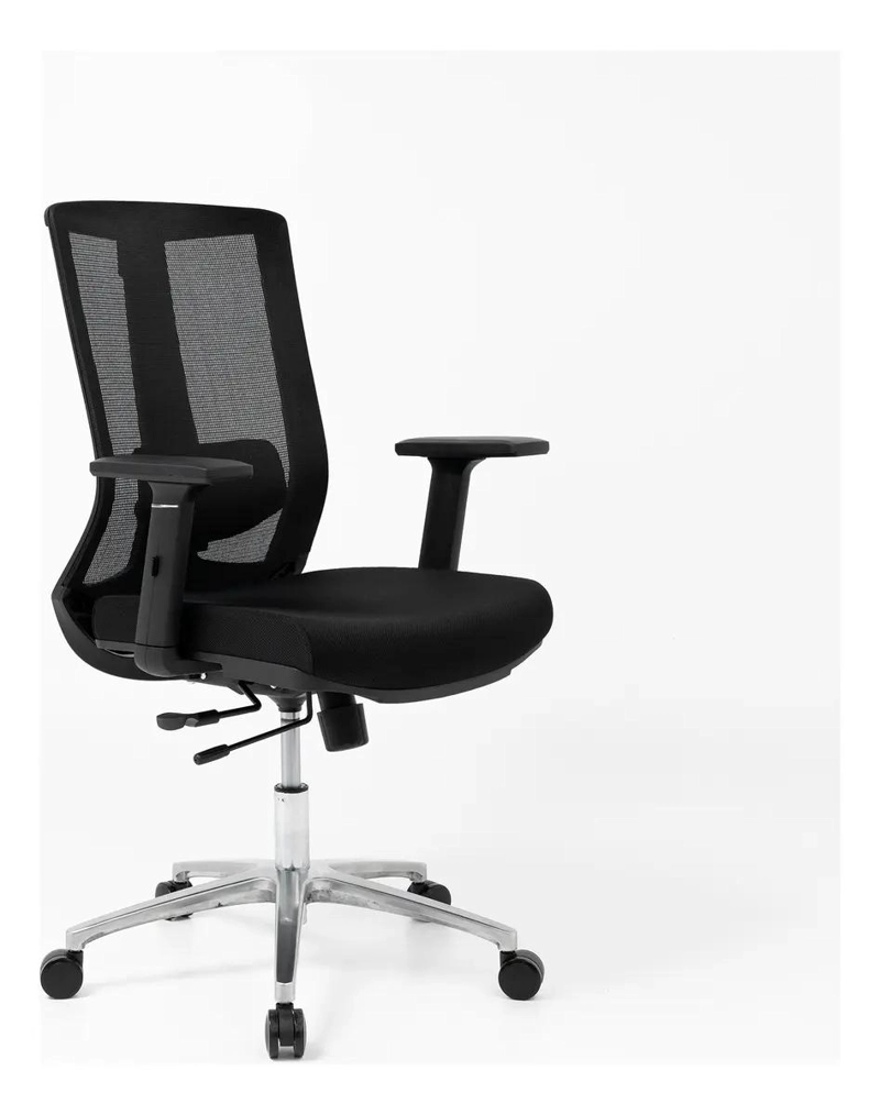 SILLA DE ESCRITORIO AJUSTABLE ERGONOMUS COLOR NEGRO - 1