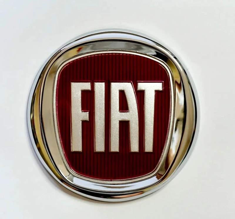 EMBLEMA ADHESIVO ROJO 12CM PARA VEHICULOS - 3
