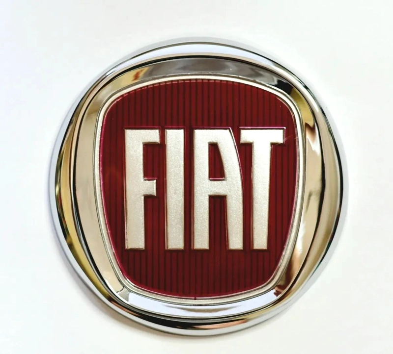 EMBLEMA ADHESIVO ROJO 12CM PARA VEHICULOS - 4
