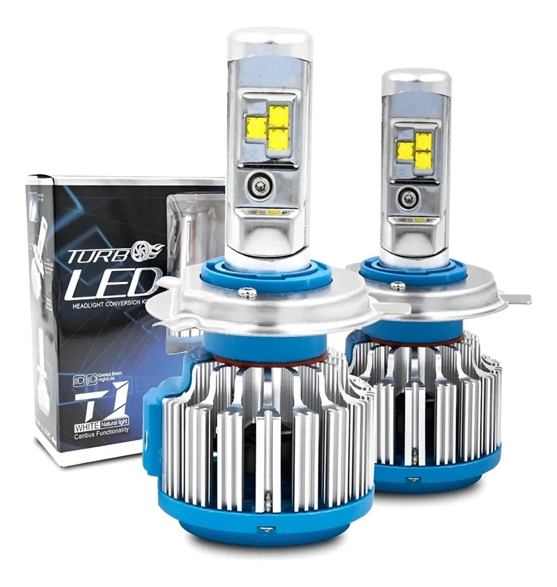 AMPOLLETAS LED T1 H3 H7 9005 9006 BLANCO FRIO - 1