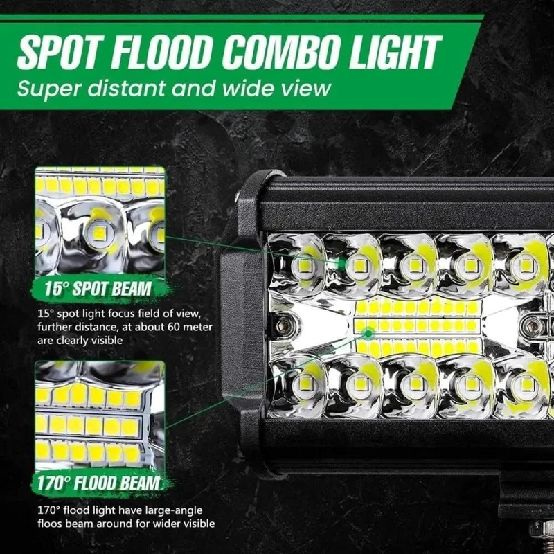 FOCOS LED NEBLINERO BARRA RECTA 120W PREMIUM - 3