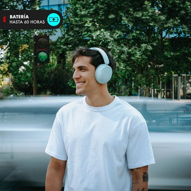 AUDIFONOS BLUETOOTH CANCELACION RUIDO VERDE - 2