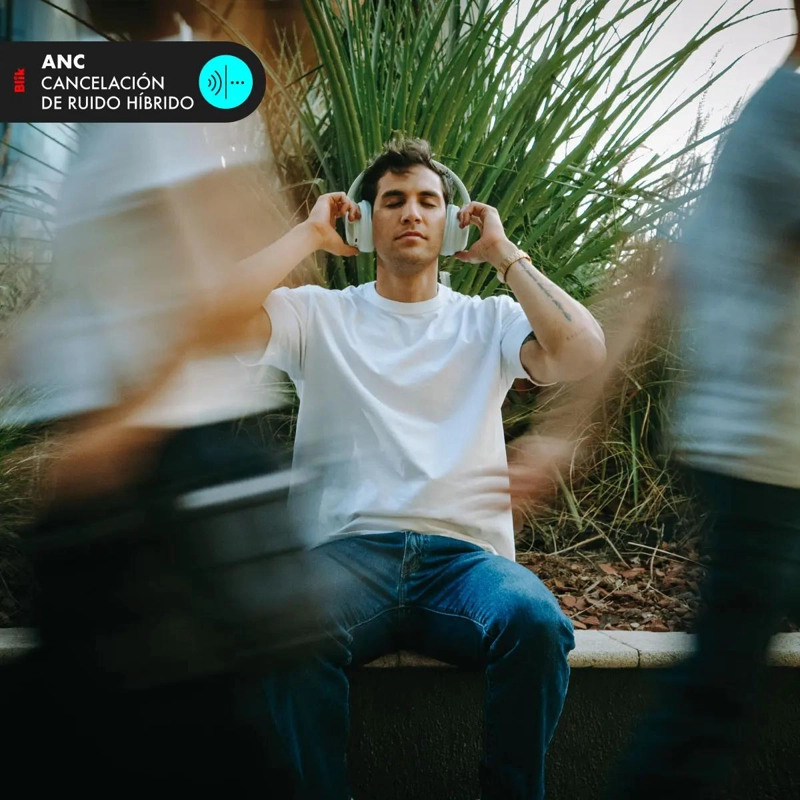 AUDIFONOS BLUETOOTH CANCELACION RUIDO VERDE - 3