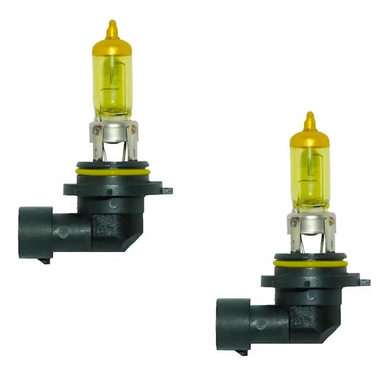 AMPOLLETAS AMARILLAS 9006 HB4 12V 55W P22D - 1