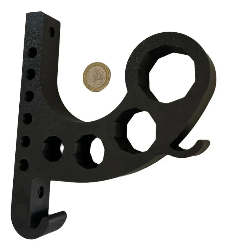 SOPORTE PARA CASCO DE MOTOCICLETA CALIDAD PREMIUM - 3