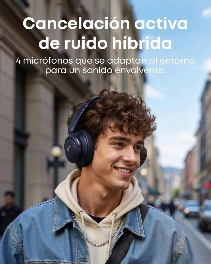 AUDIFONOS BLUETOOTH CON CANCELACION DE RUIDO - 2