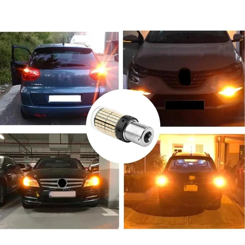 AMPOLLETA LED INTERMITENTE 12V AMBAR - 3