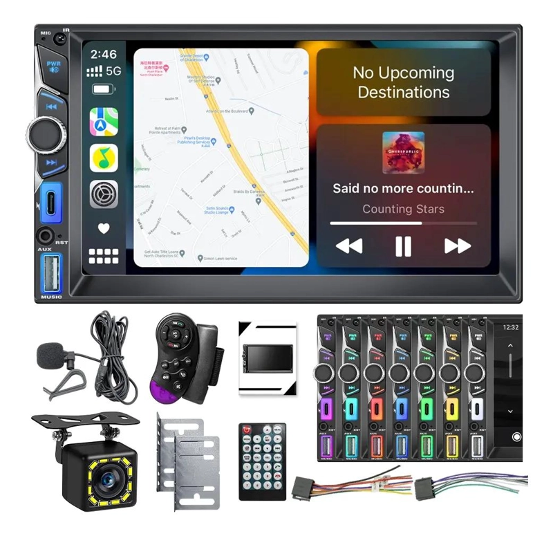 ESTE REO 7 PULGADAS CON CARPLAY Y MIRRORLINK - 1