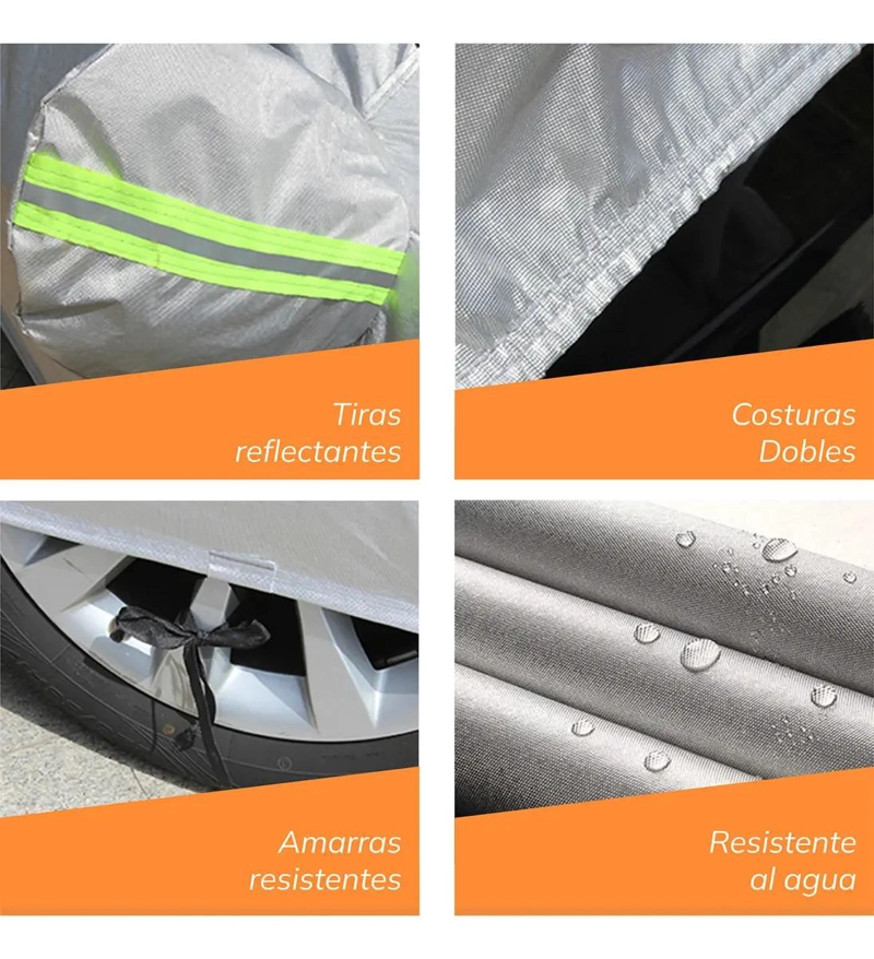 CARPA IMPERMEABLE PARA AUTO CON FELPA - 3