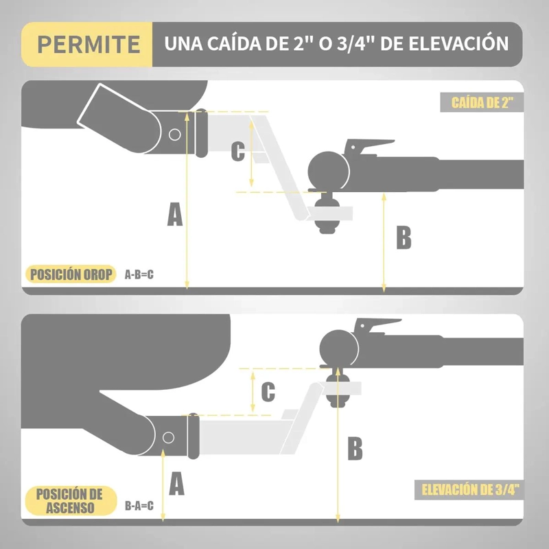 KIT REMOLQUE ENGANCHE UNIVERSAL 6000 LB RECEPTOR - 5