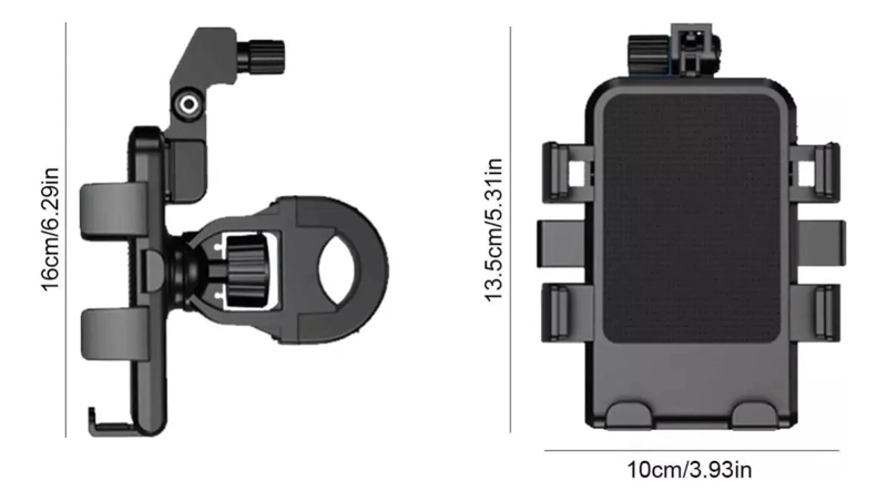 SOPORTE CELULAR PARA MOTO Y BICICLETA IMPERMEABLE - 2