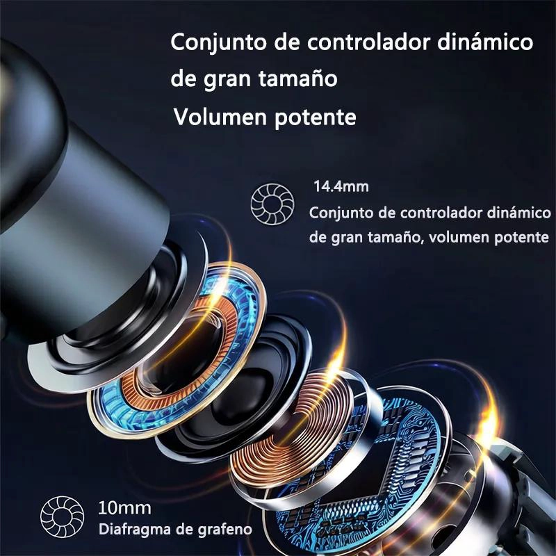 AURICULARES BLUETOOTH CON PANTALLA DIGITAL - 2