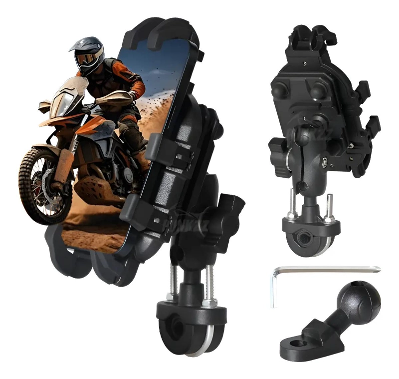SOPORTE PORTA CELULAR 360° PARA MOTO Y BICICLETA - 1