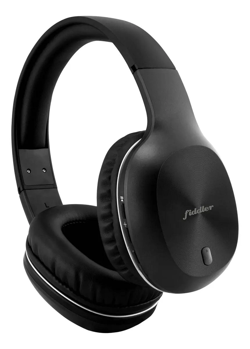 AUDIFONOS BLUETOOTH ON-EAR CON MANOS LIBRES NEGRO - 1