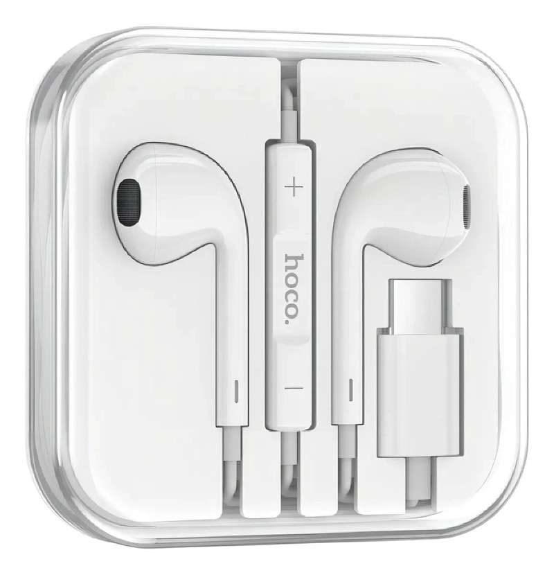 AUDIFONO USB-C MANOS LIBRES COLOR BLANCO - 4