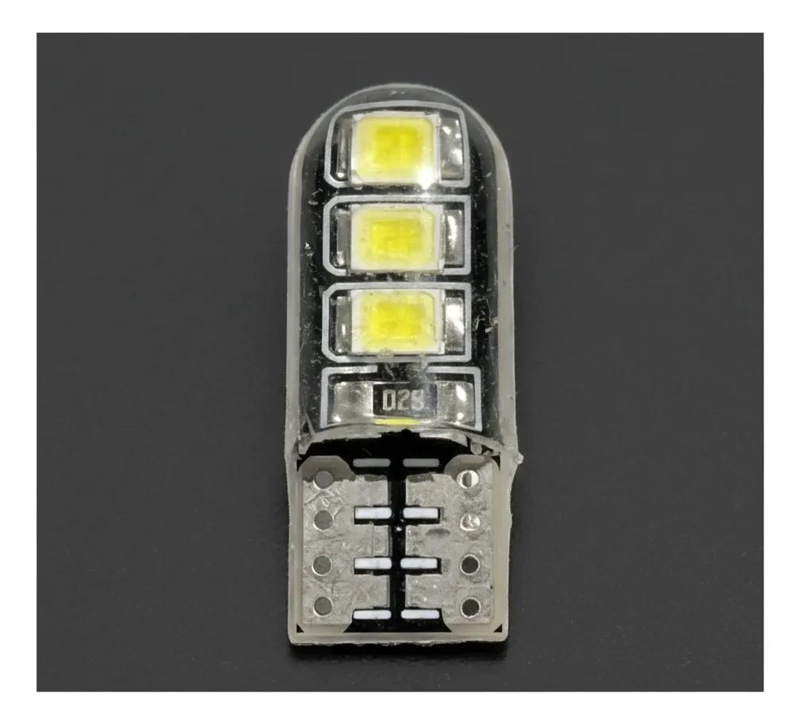 AMPOLLETAS LED T10 CAMBUS COLA DE PESCADO BLANCO - 2