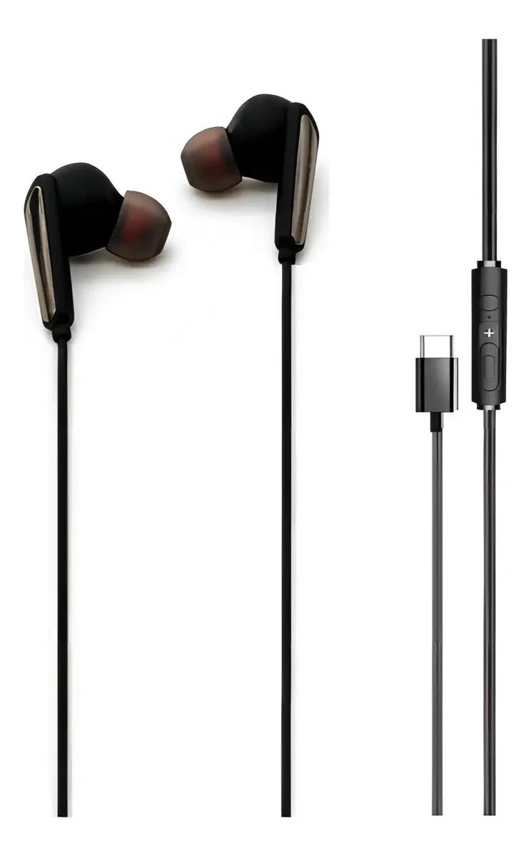 AUDIFONO TIPO C HIFI MANOS LIBRES PRO NEGRO - 1