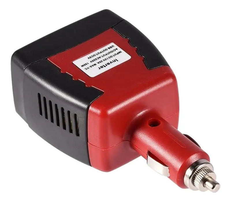 ENCHUFE CARGADOR AUTO 12V A 220V SEGURO - 5