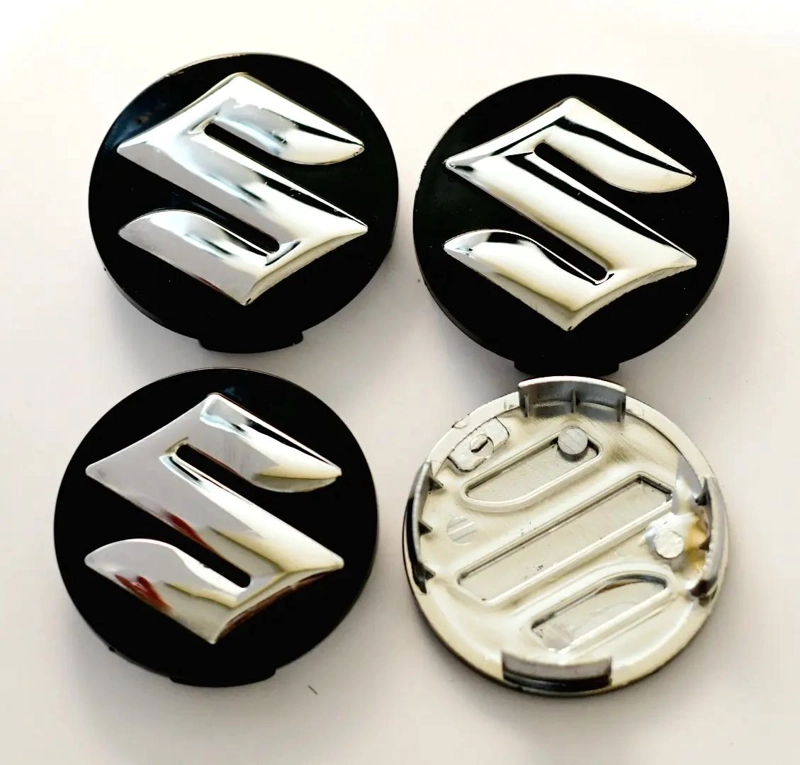PACK 4 TAPAS NEGRAS 54MM CENTRO DE LLANTA - 4