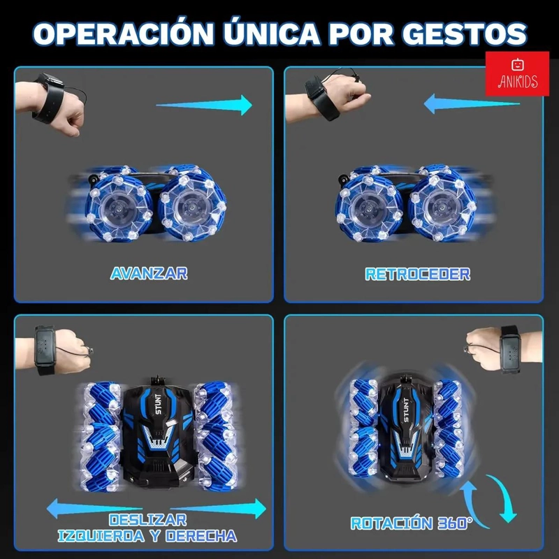 AUTO RC CONTROL REMOTO DRIFT LUZ Y MUSICA - 2