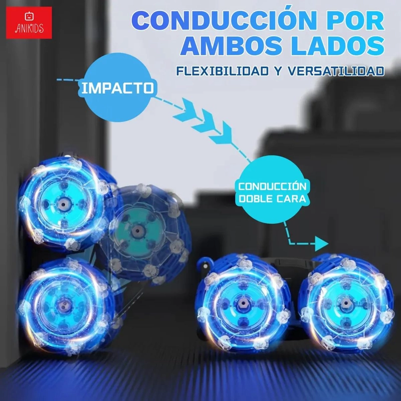 AUTO RC CONTROL REMOTO DRIFT LUZ Y MUSICA - 4