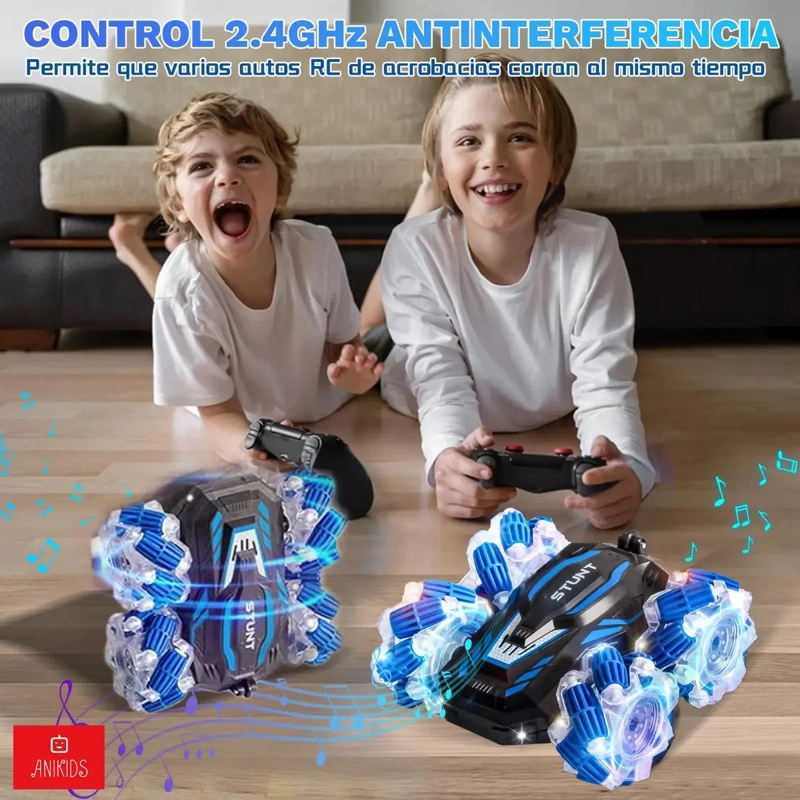 AUTO RC CONTROL REMOTO DRIFT LUZ Y MUSICA - 5