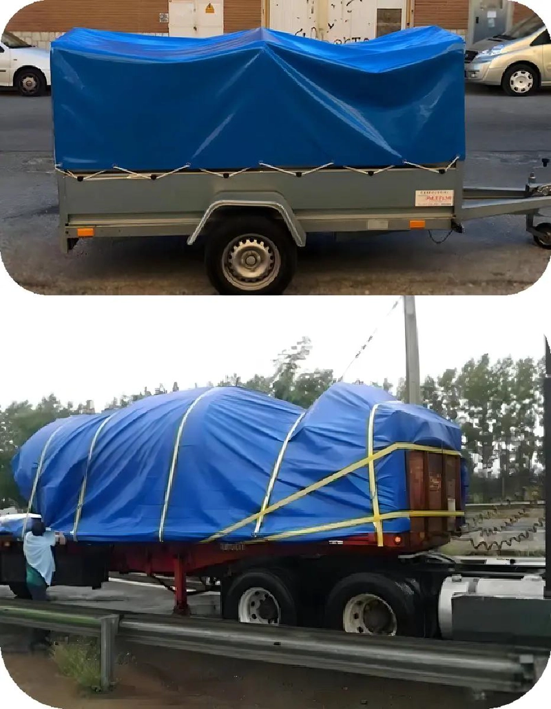 LONA IMPERMEABLE 4X5M PARA CUBRIR AUTOS Y CAMIONETAS - 3