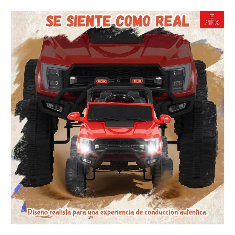 AUTO ELE CTRICO TODOTERRENO 12V CON CONTROL REMOTO - 5