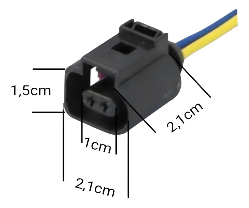 ENCHUFE CONECTOR SENSOR TEMPERATURA AUDI VW - 3