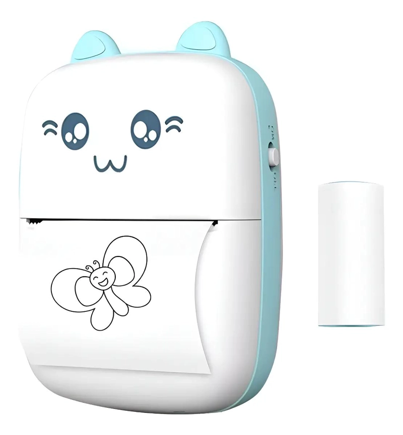 MINI IMPRESORA PORTATIL BLUETOOTH GATITO - 1