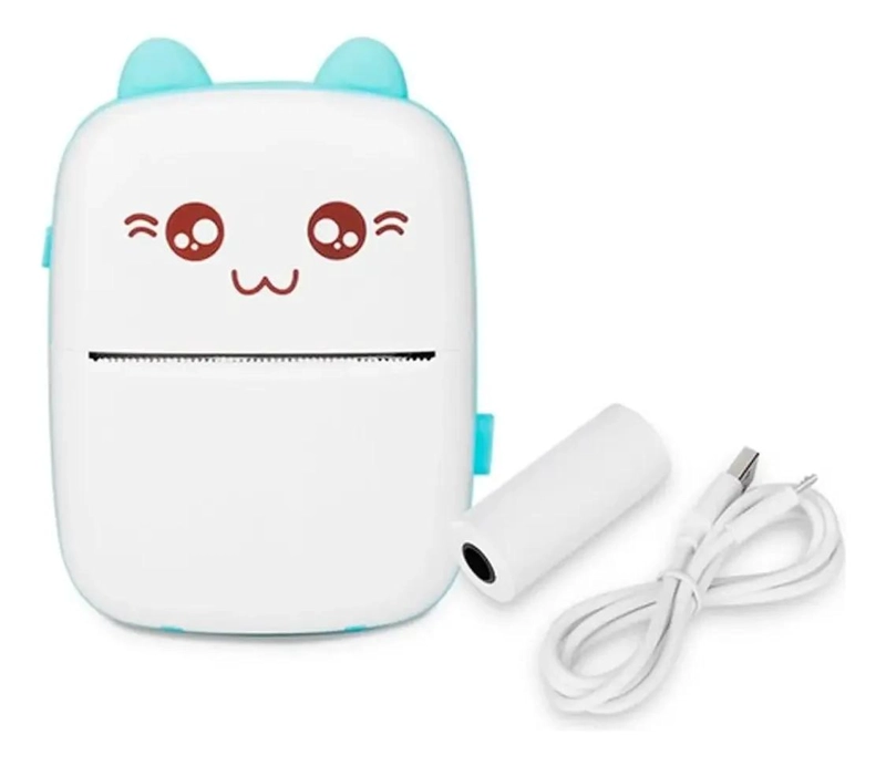 MINI IMPRESORA PORTATIL BLUETOOTH GATITO - 2