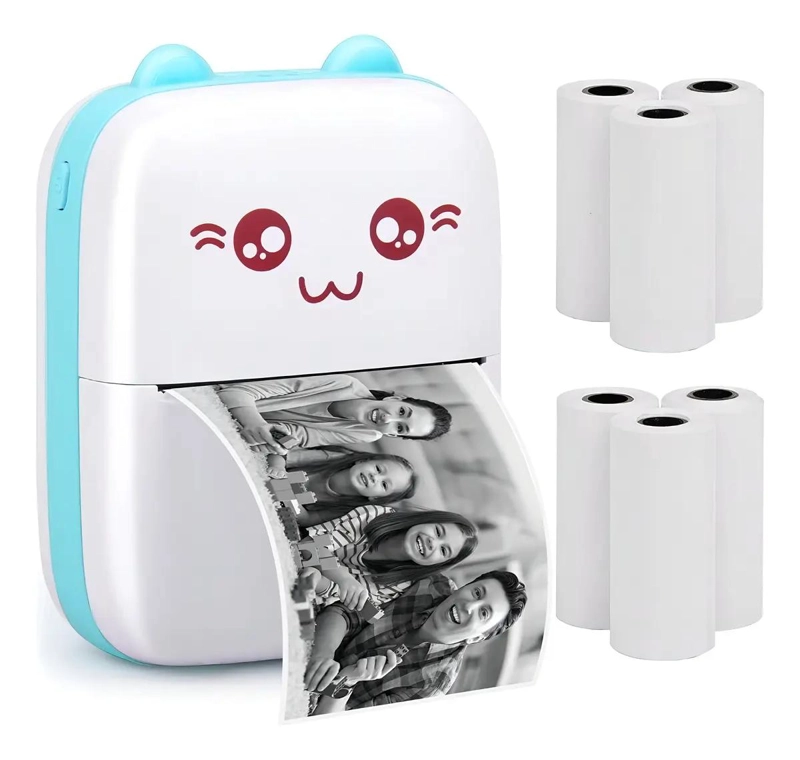 MINI IMPRESORA PORTATIL BLUETOOTH GATITO - 5